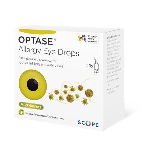 Optase Allergy Eye Drops 20 x 0.5ml