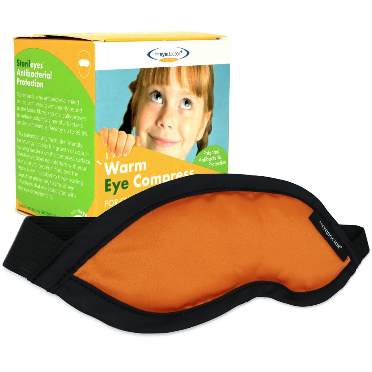 The Eye Doctor Junior® Antibacterial Eye Compress wram eye compress