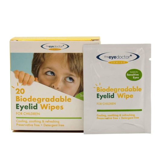 The Eye Doctor Junior Biodegradable Eyelid Wipes