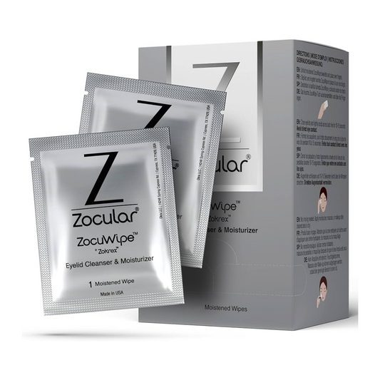 Zocular ZocuWipe Eyelid Wipes